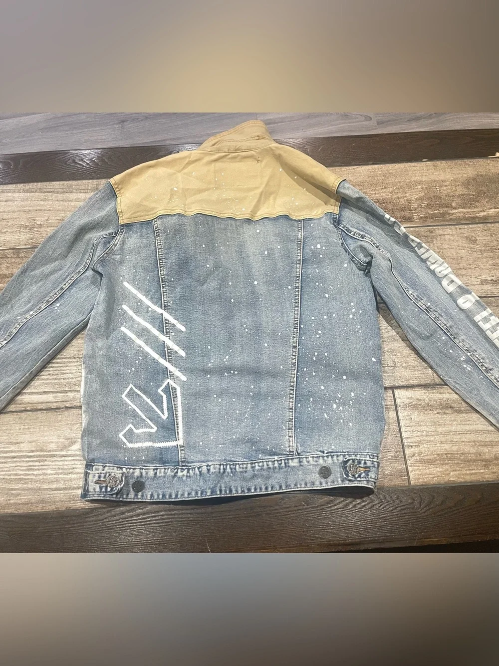 UTILITY PATCHWORK DENIM Casual JACKET Men’s Size M